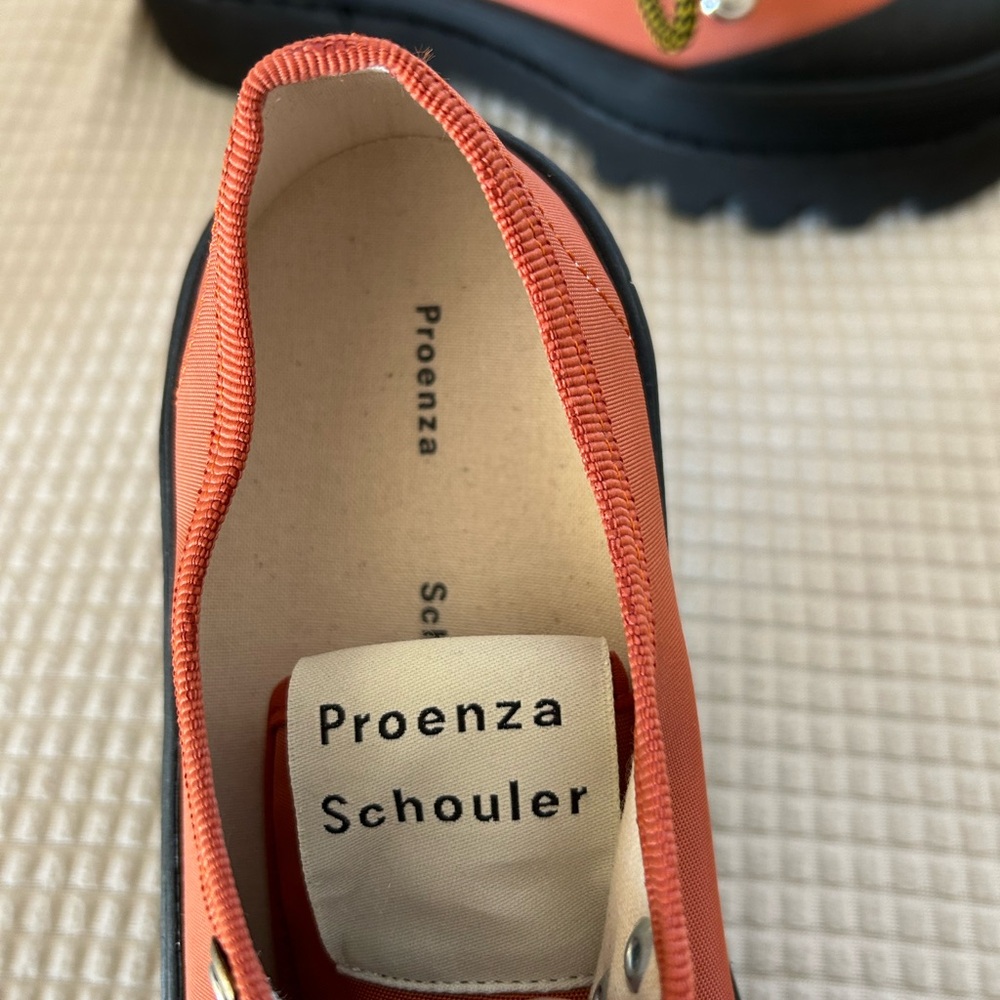 Proenza Schouler Cloth Lace Up Shoes - Picture 4 of 6